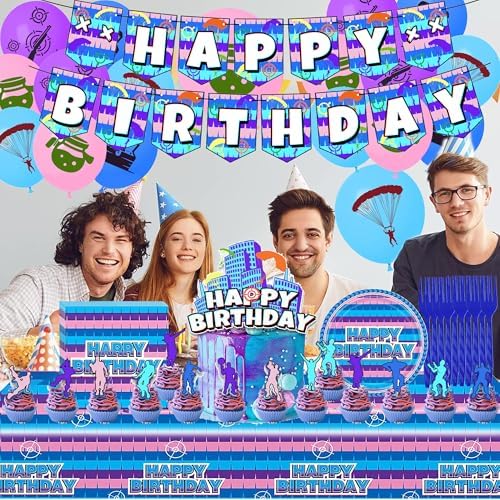 Gaming Theme Birthday Party Decorations Set