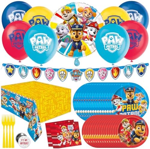 Paw Patrol Birthday Decorations for 16 Guests