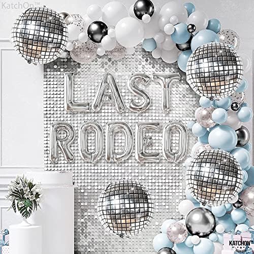 KatchOn Last Rodeo Balloons Silver 22 Inch Pack of 13