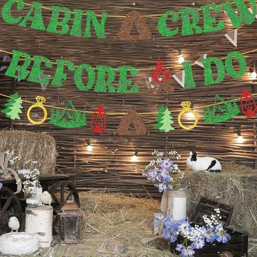 Camp Bachelorette Party Banner - Cabin Crew Before I Do