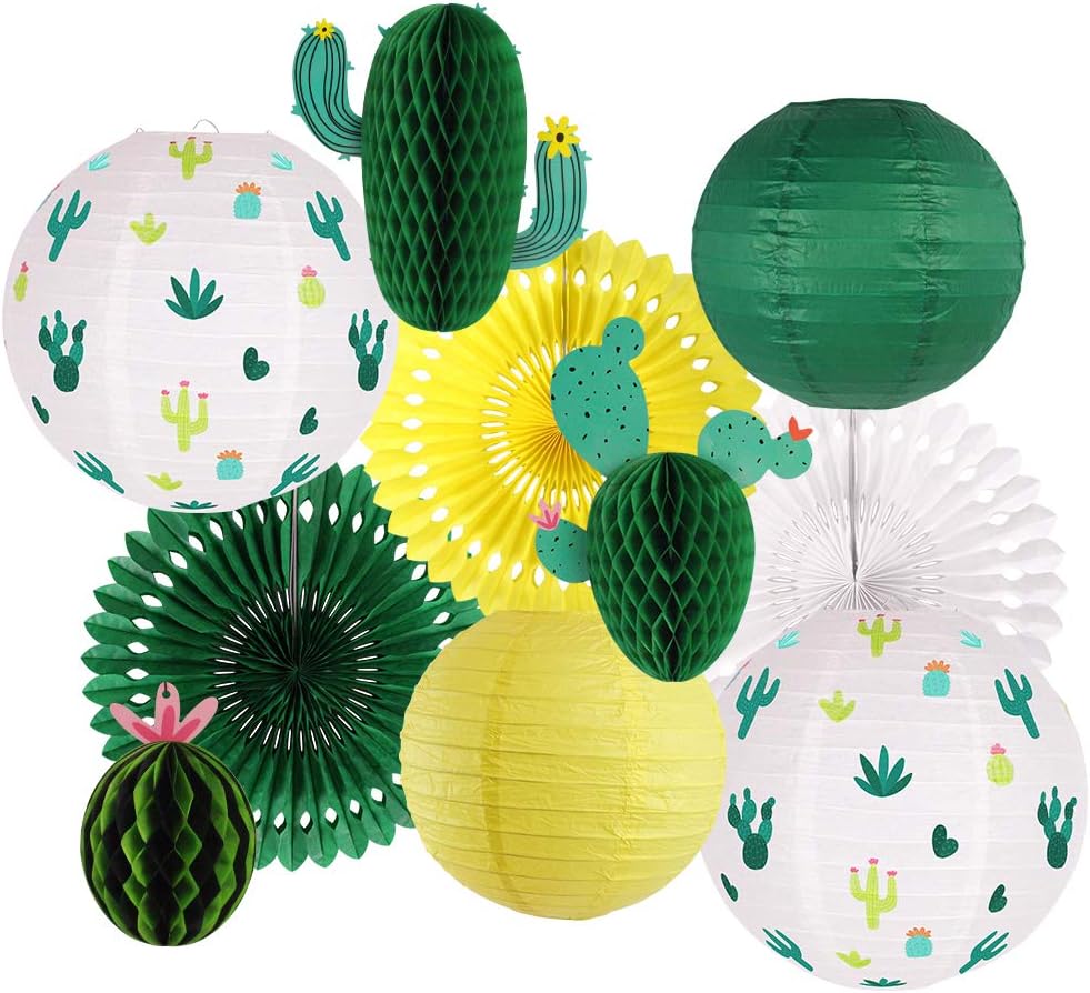 Cactus Party Decor Kit - Tropical Hawaiian Decorations