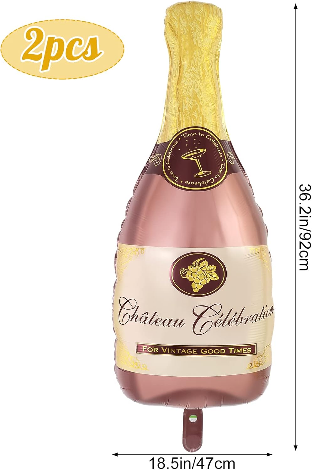 Champagne Bottle Balloons 4Pcs Wedding Party Decoration