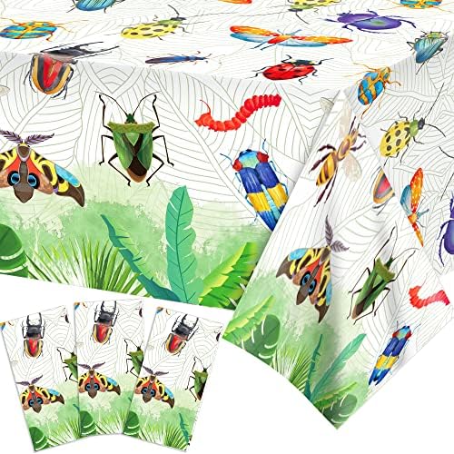 3 Pack Bug Party Table Covers 54x87 Inches