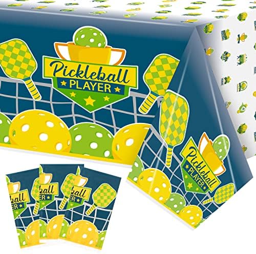 Pickleball Table Cover Set of 3 Waterproof Plastic Tablecloth