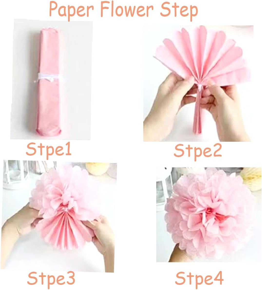 10pcs Dark Green Tissue Paper Pom Poms for Decorations