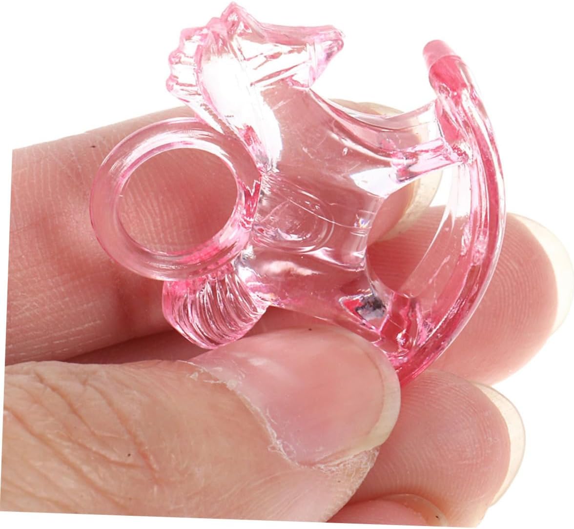 24pcs Acrylic Rocking Horse Shower Decorations