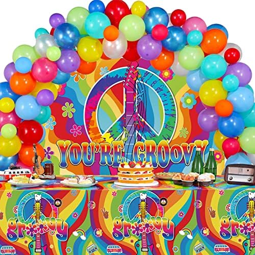 60s Hippie Party Decorations Kit