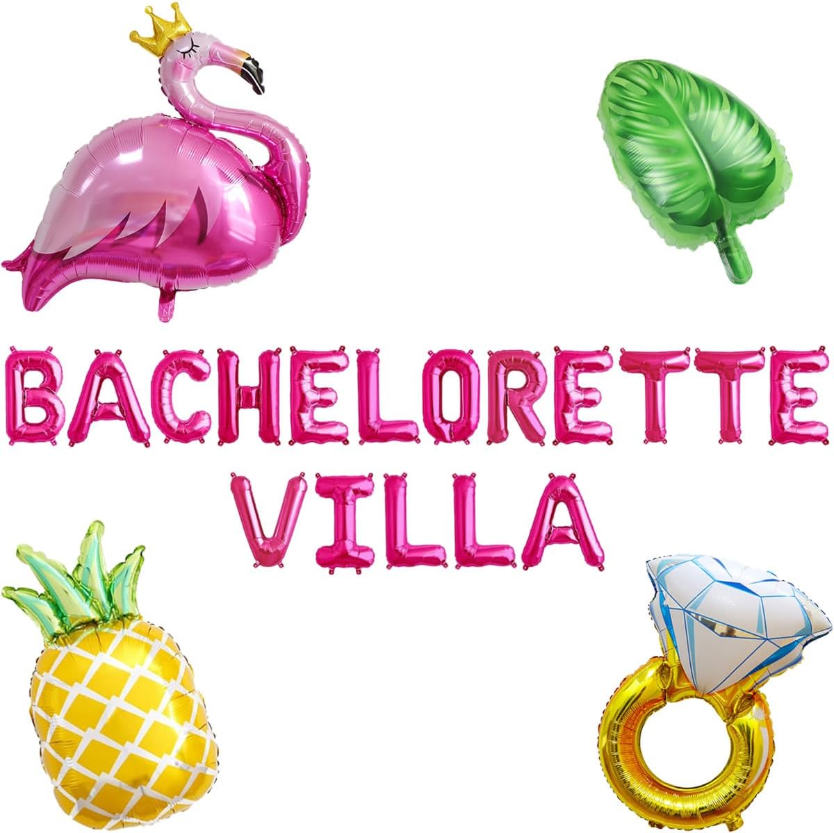 Bachelorette Villa Balloon Banner Decorations