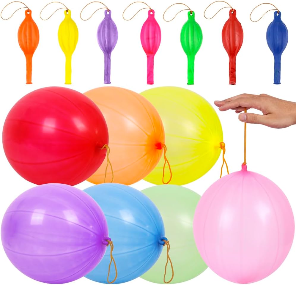 Rubfac 25 Neon Punch Balloons for Kids