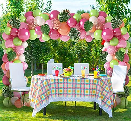 117Pcs Tropical Balloon Arch Garland Kit