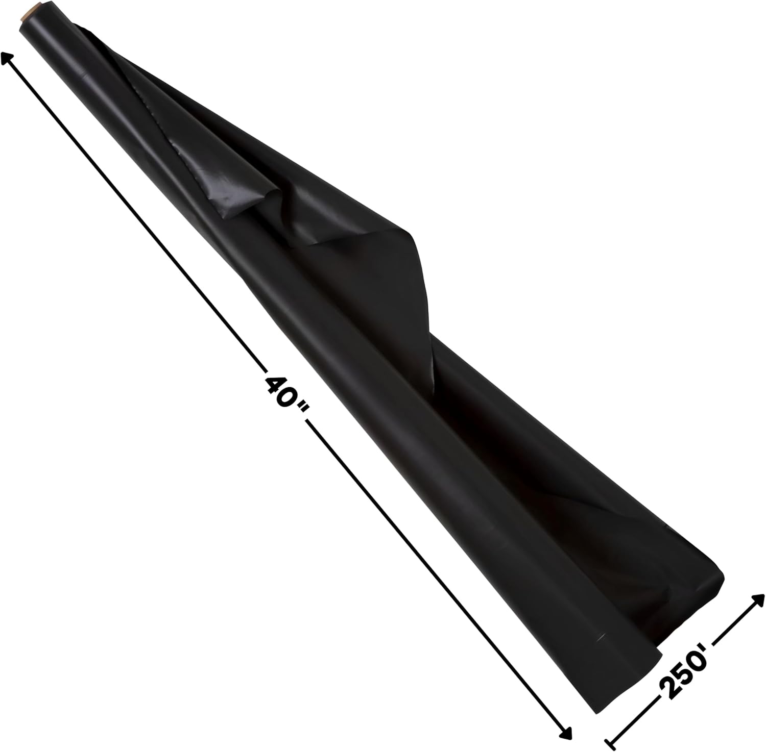 Amscan Jumbo Roll Table Cover Black 40x250