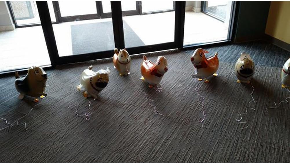 Walking Animal Balloons - 6pcs Dog Birthday Party Decorations