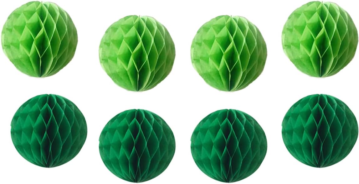 8PCS 10 Inch Paper Honeycomb Balls for Decorations