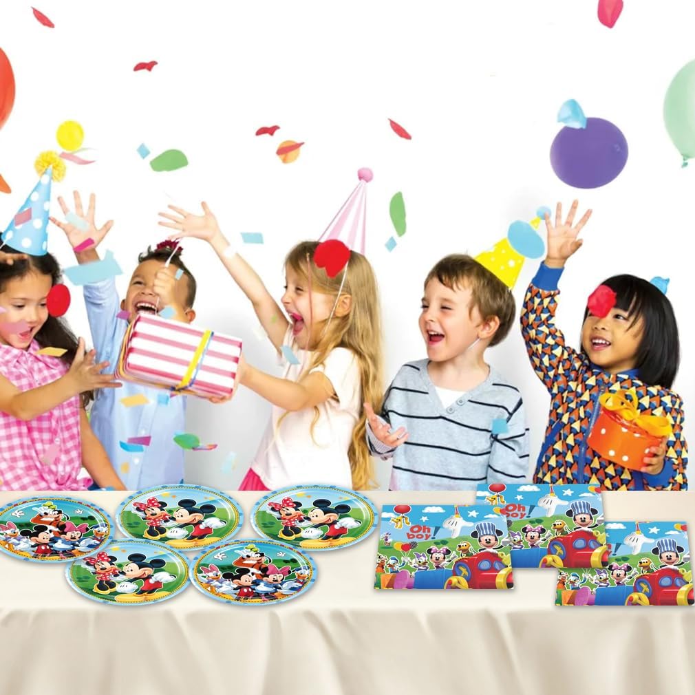 40pcs Mickey Party Supplies Set for Birthday Decor