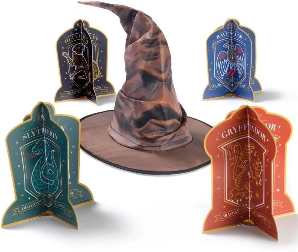 Amscan Harry Potter Hogwarts United 3D Paper Centerpiece Set of 5
