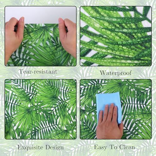 PHOGARY Jungle Tablecloth 2pcs 54 x 108 Inch