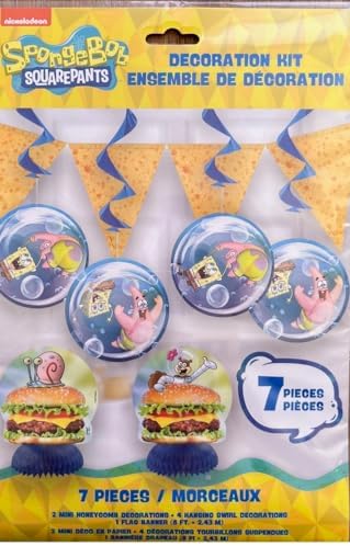 Spongebob Squarepants Birthday Party Supplies Bundle