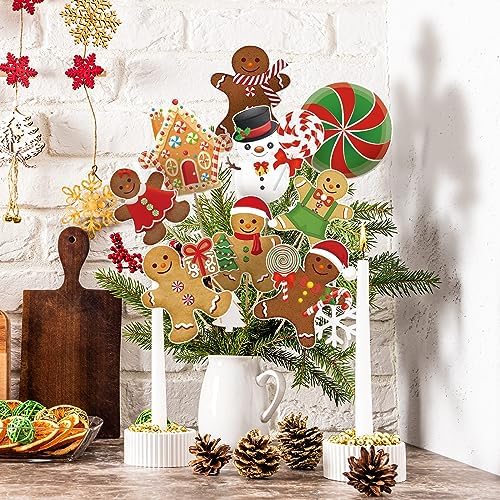Soaoo 36 Pcs Christmas Vase Filler Sticks Decorations