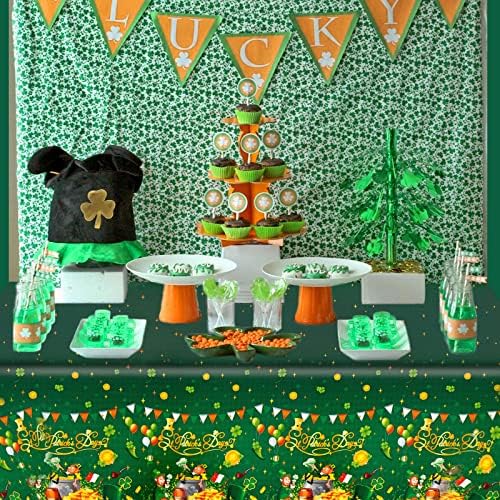 HOWAF 3pcs St Patricks Day Table Cover Set