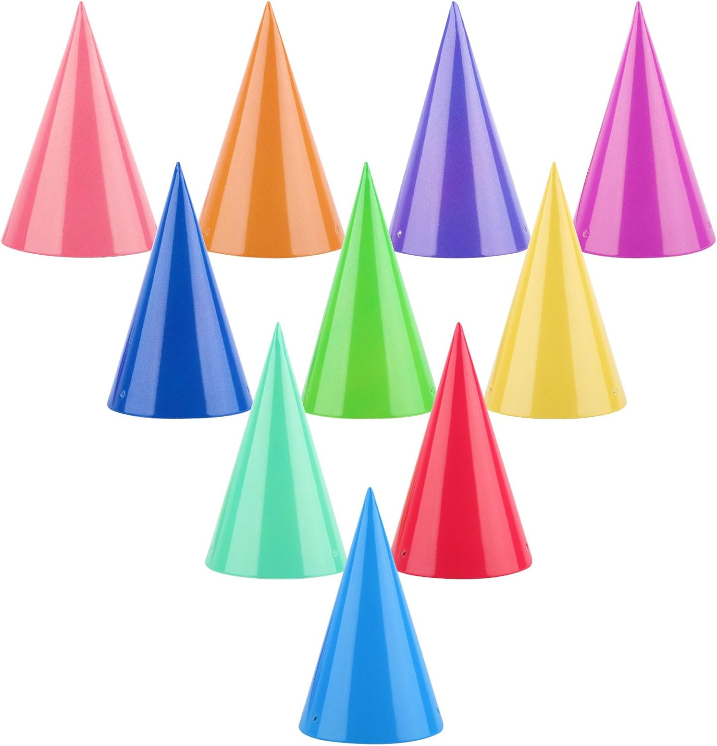Hooqict 10 PCS Mini Party Hats for Stuffed Animals