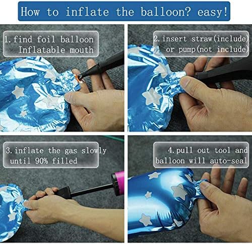 Tellpet Diamond Ring Balloons 2PCS Bachelorette Decorations