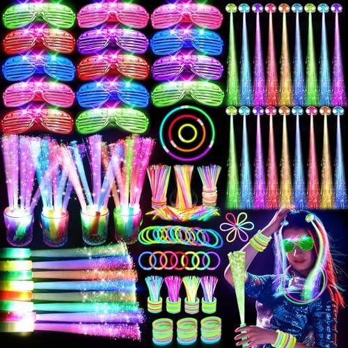 148 PCS Glow in the Dark Party Supplies