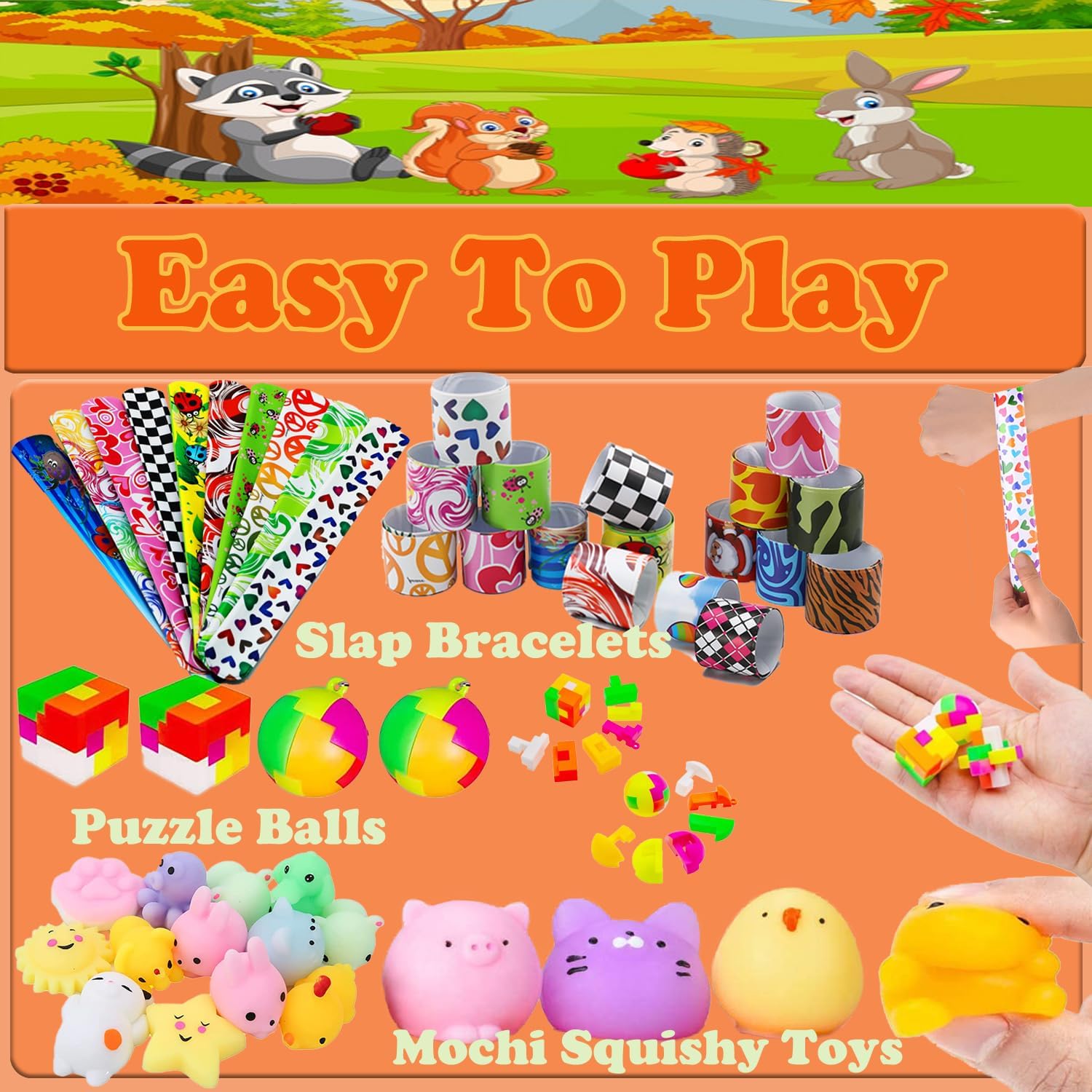 117 Pcs Kids Party Favors Toy Set