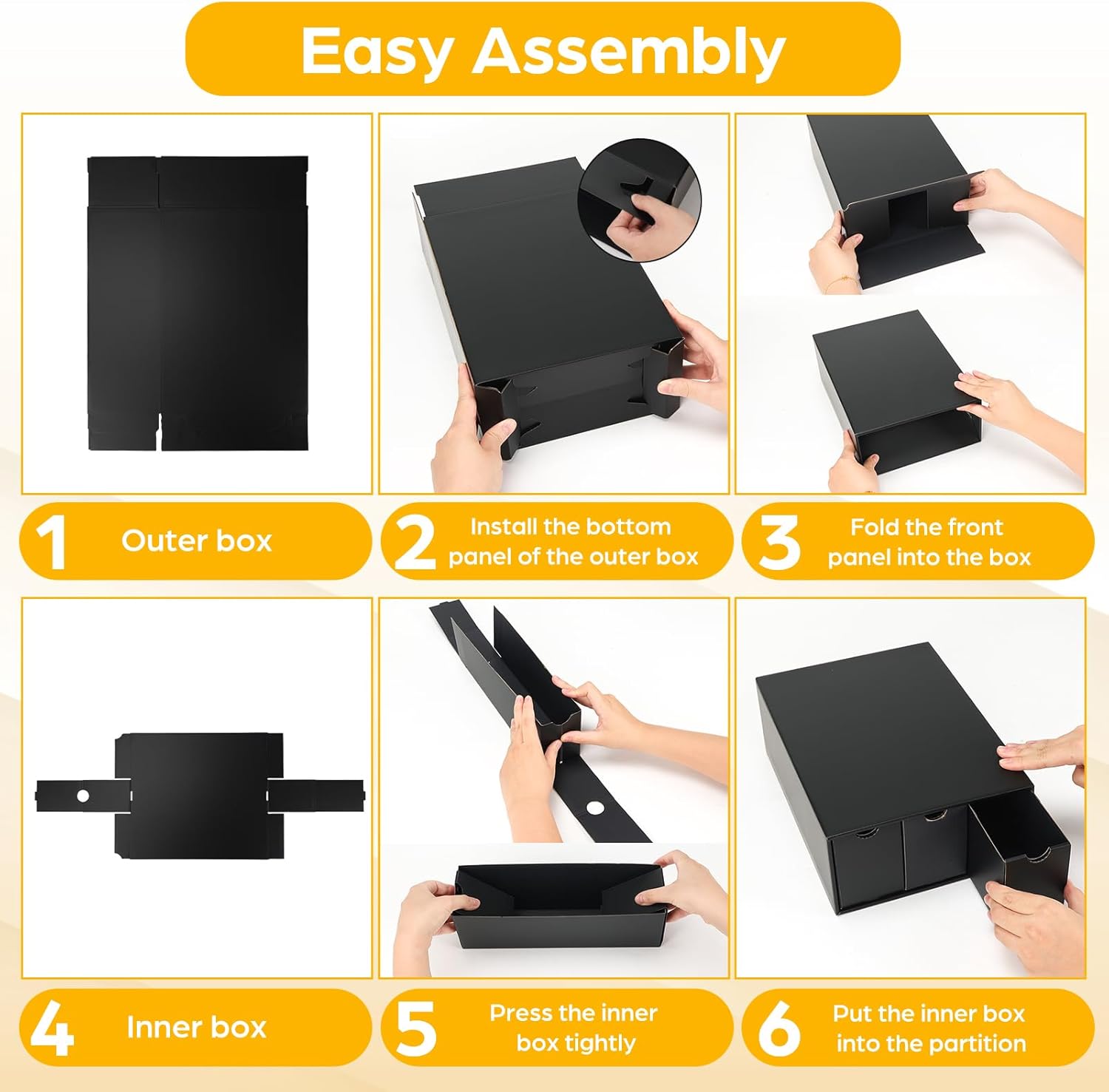 RLAVBL 12-600 Card Storage Box with 48 Dividers
