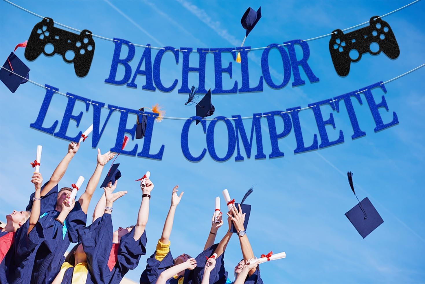 Congrats Bachelor Banner Graduation Decorations