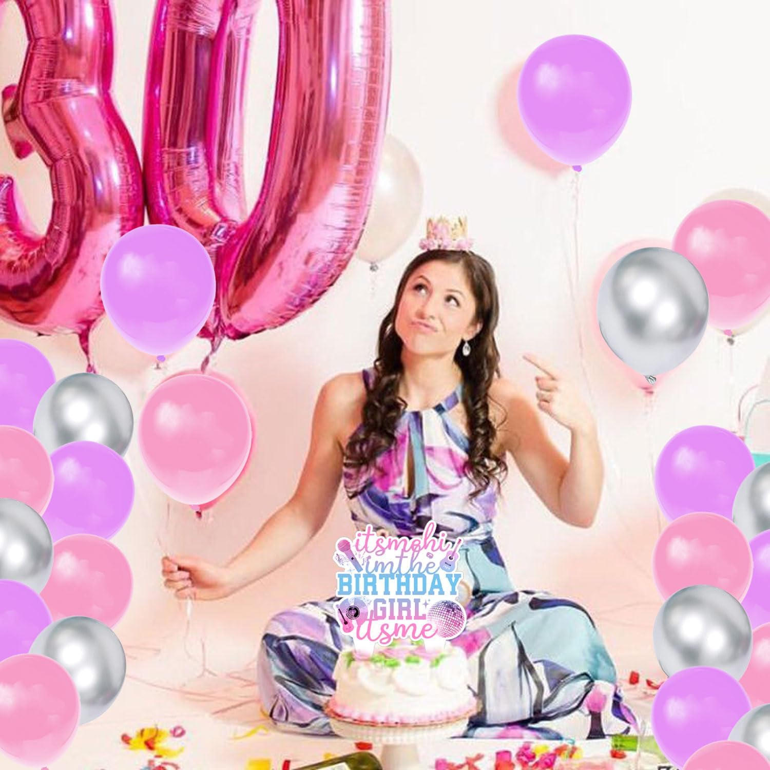 59 Pcs Singer Birthday Party Decor Set