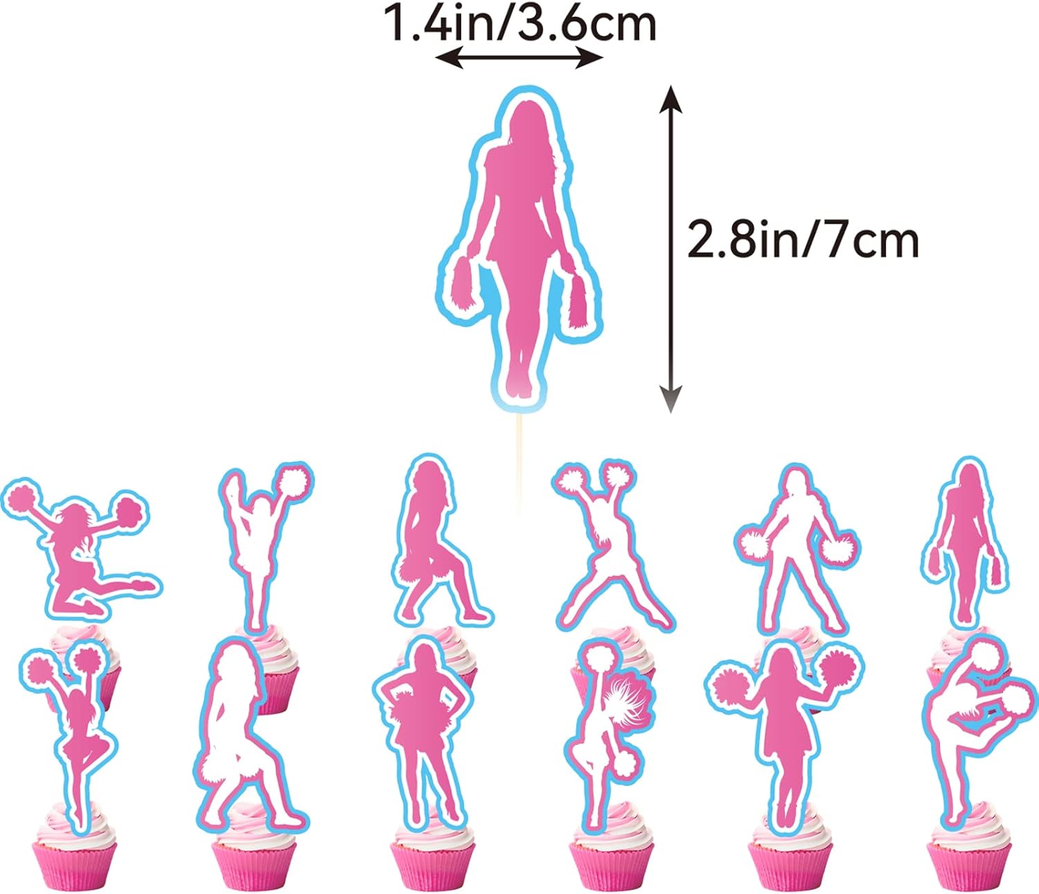 Cheerleading Birthday Party Decorations Set