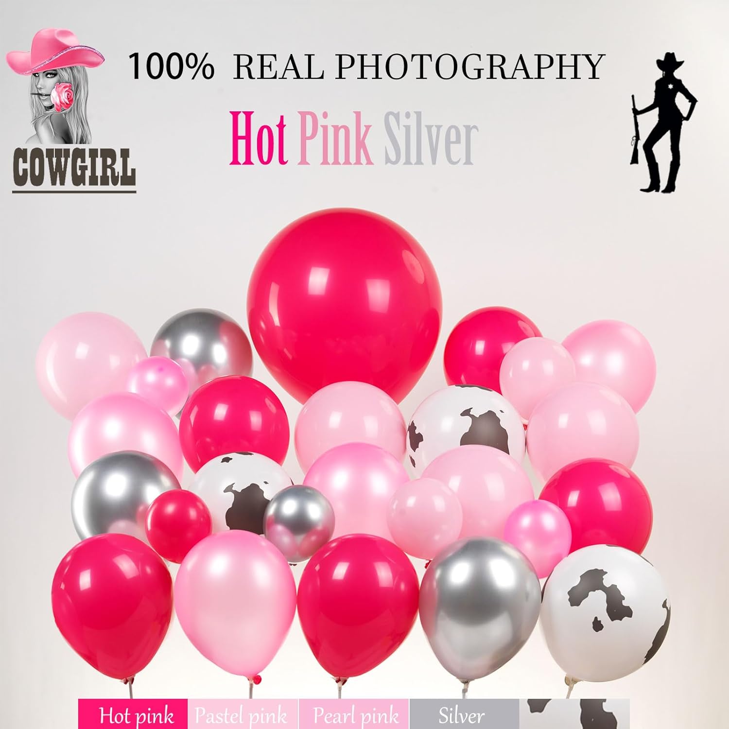 Farm Cowgirl Balloon Garland Kit 120 Balloons