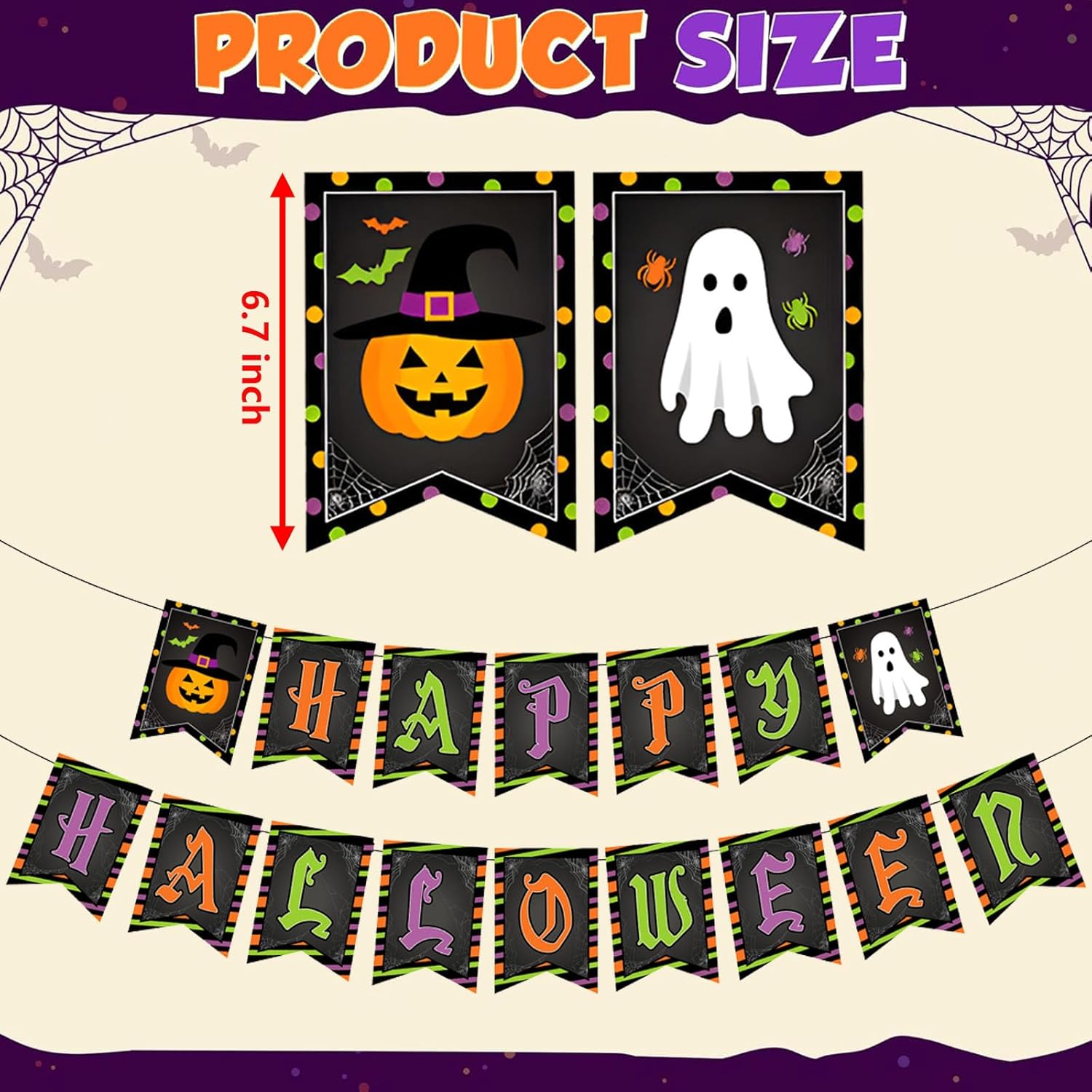 Halloween Decorations Happy Halloween Banner