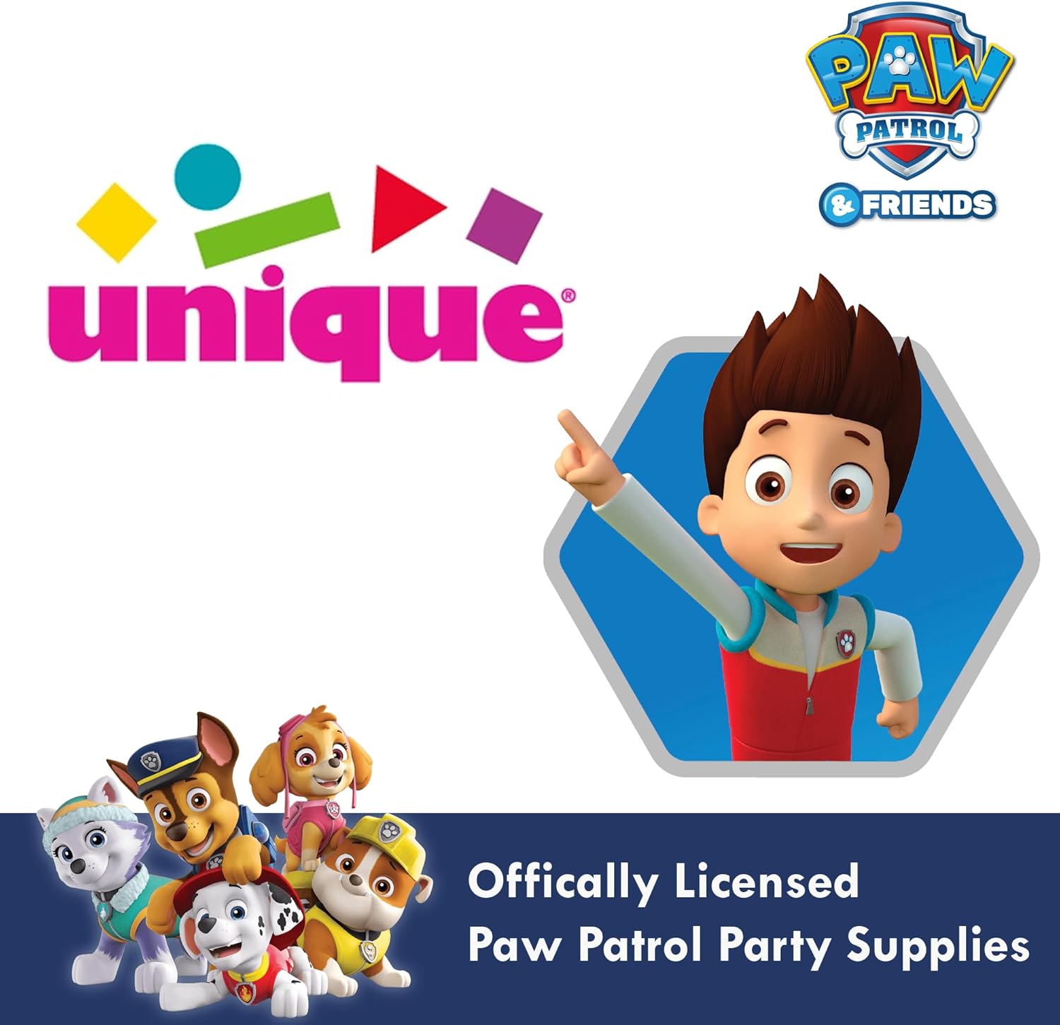 Paw Patrol Birthday Party Supplies Bundle Serves 16 Guests