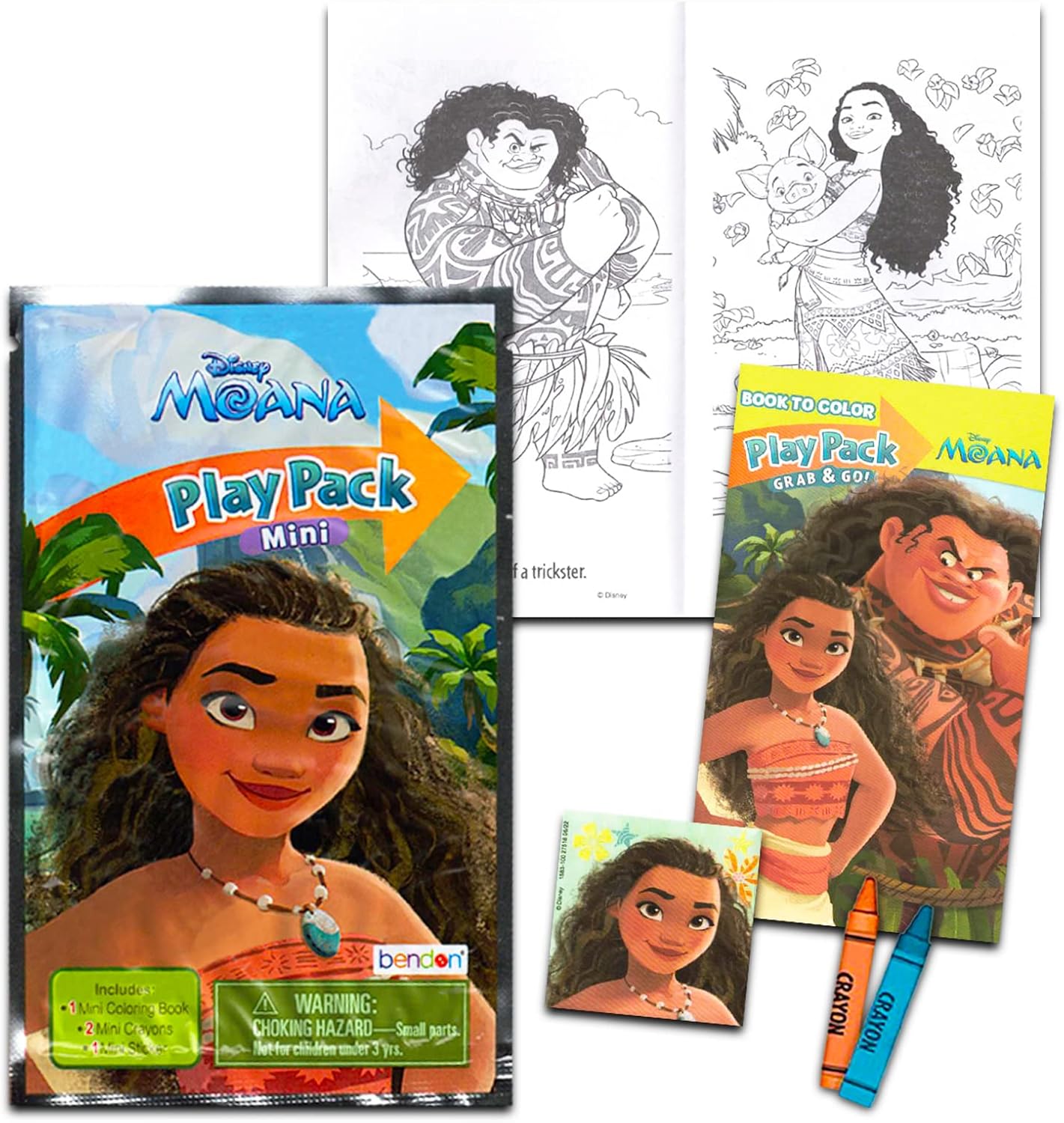 Disney 24 Moana Mini Party Favors Set for Girls Kids