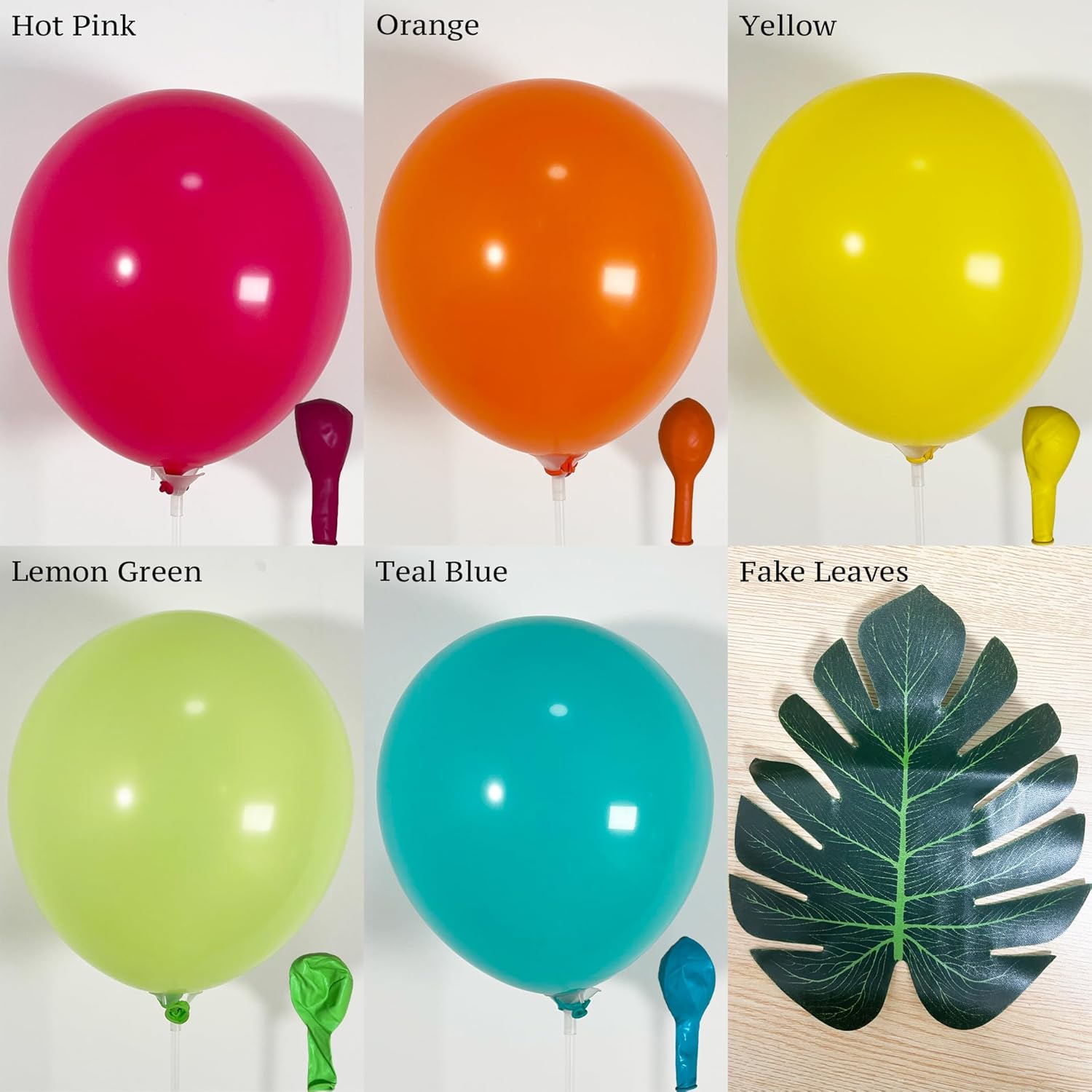 146Pcs Tropical Aloha Balloon Arch Kit