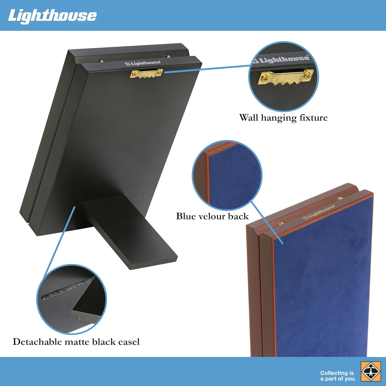 Lighthouse Presentation Case for One PSA Graded Trading Card