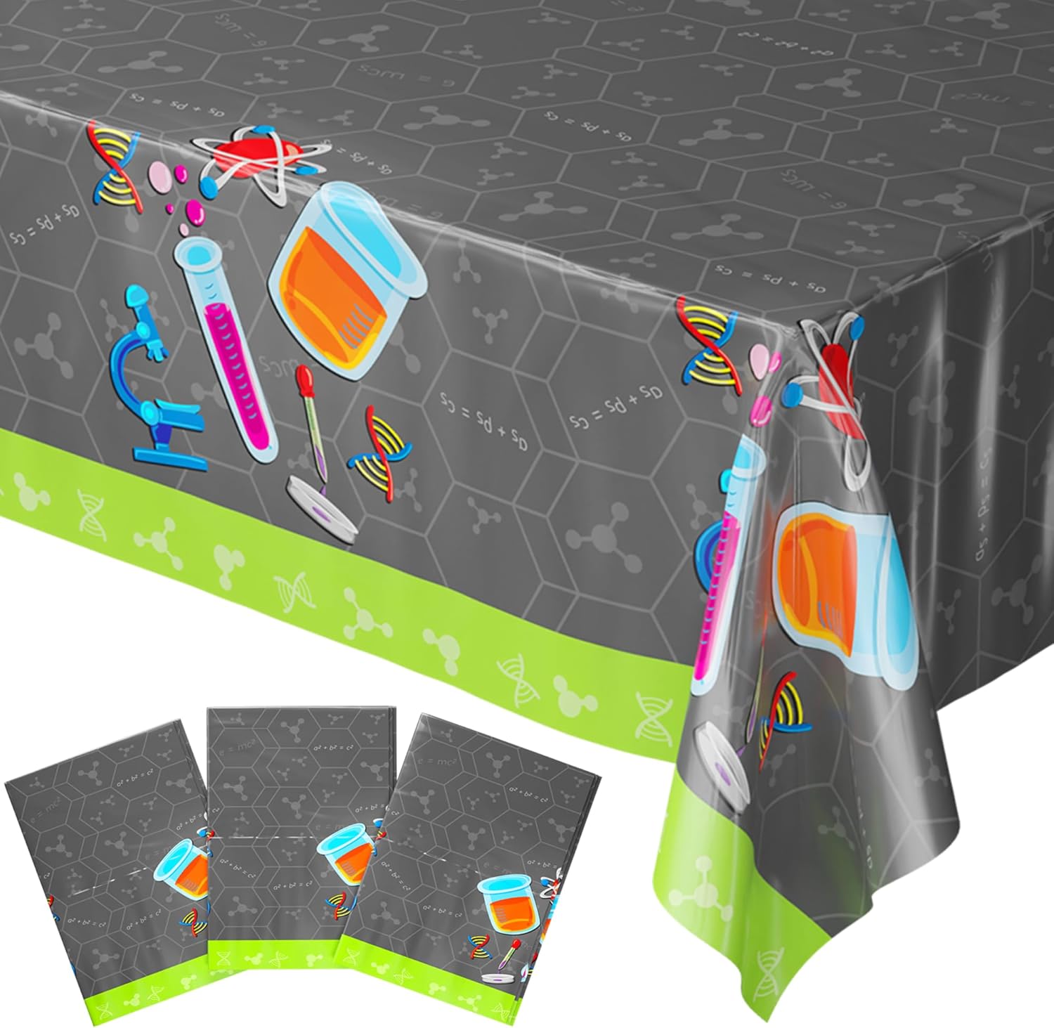 Blue Orchards Science Table Covers Pack of 3 54x108 XL