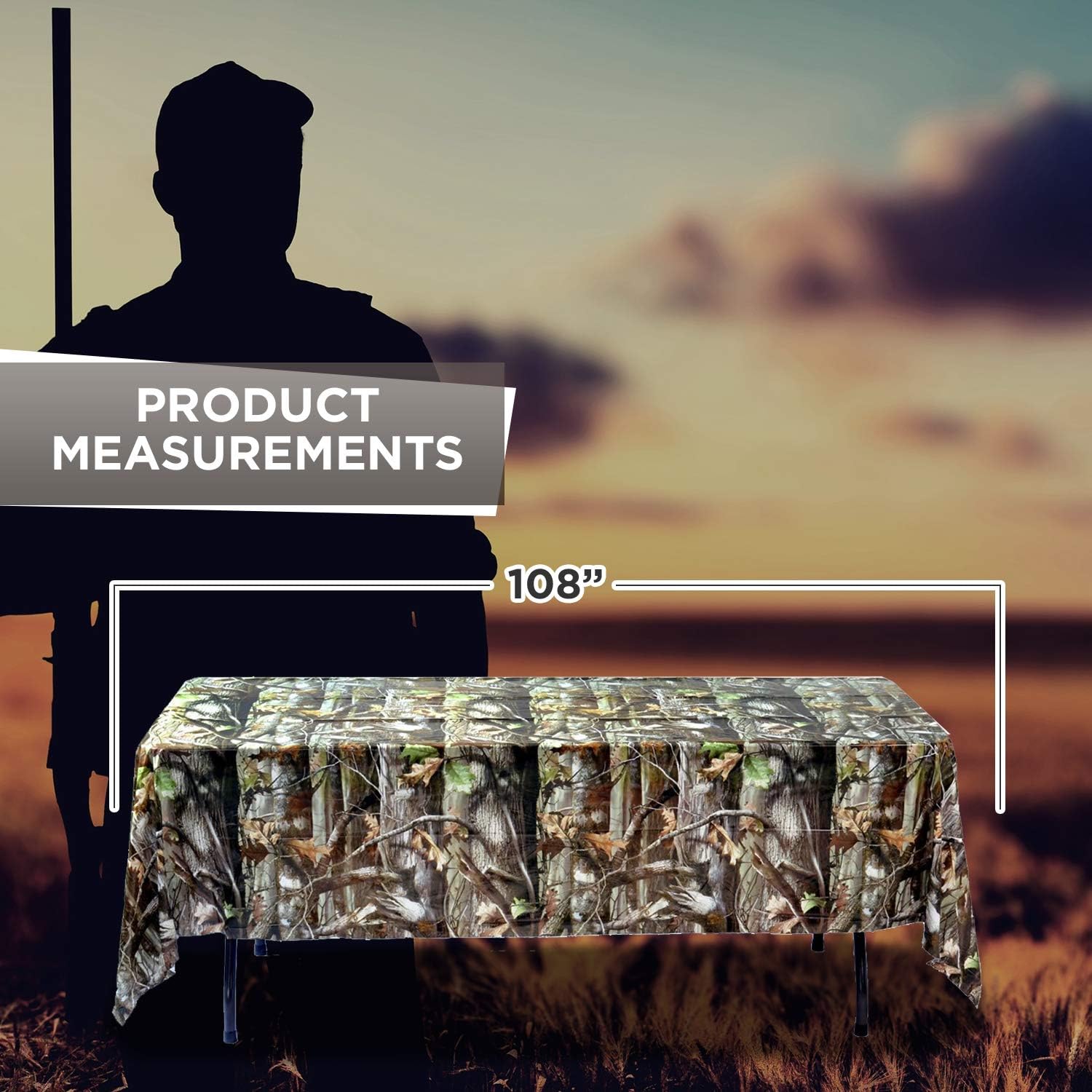 Havercamp Next Camo Party Tablecover 1 Count