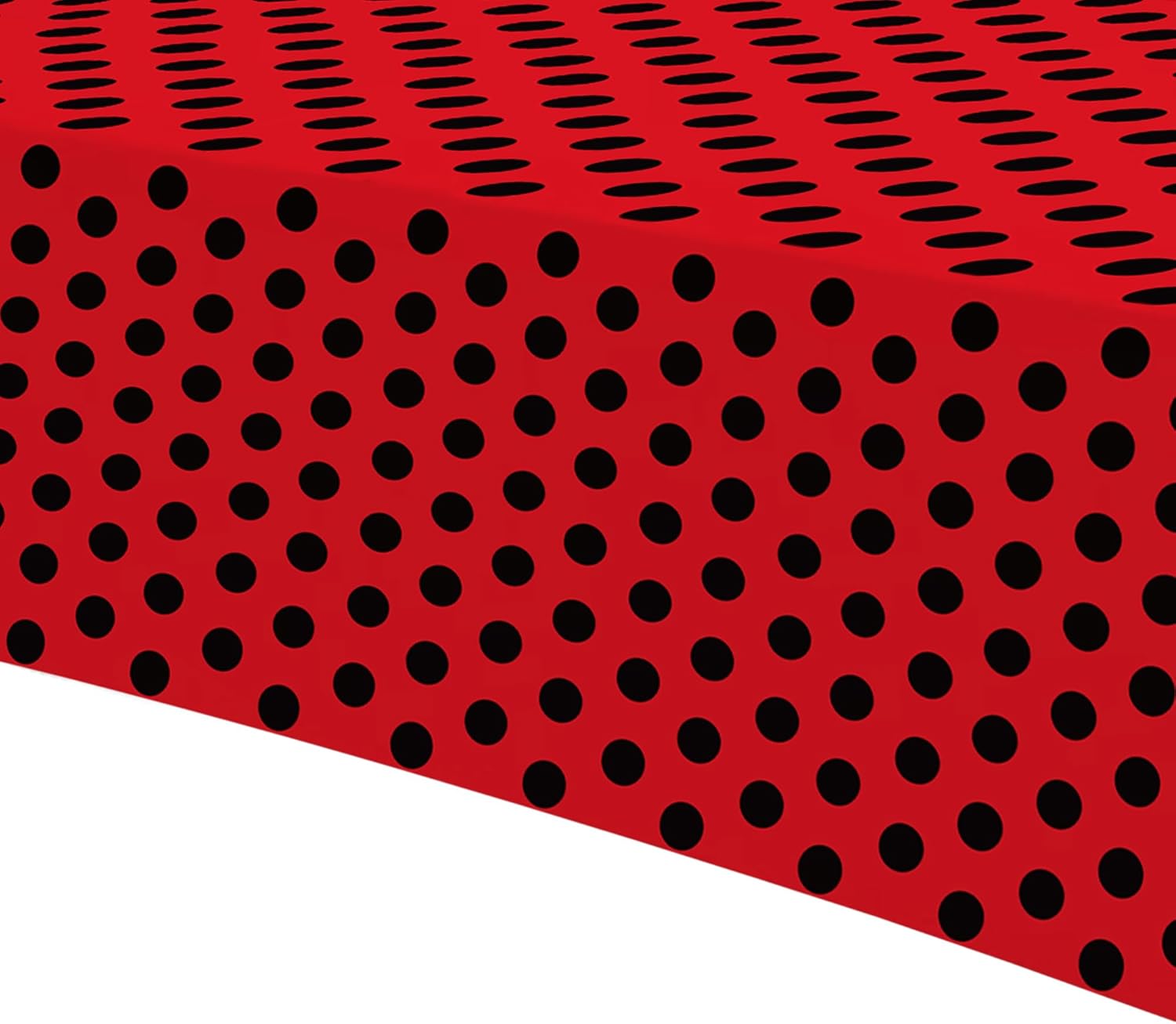 Ladybug Birthday Tablecloth Set 3-Pack 54x108 Inch