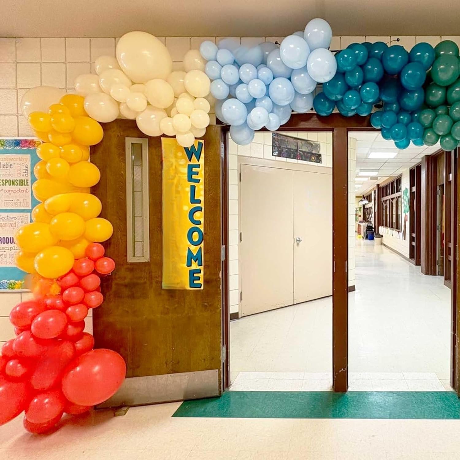 Retro Boho Balloon Arch Garland Kit for Birthday Parties