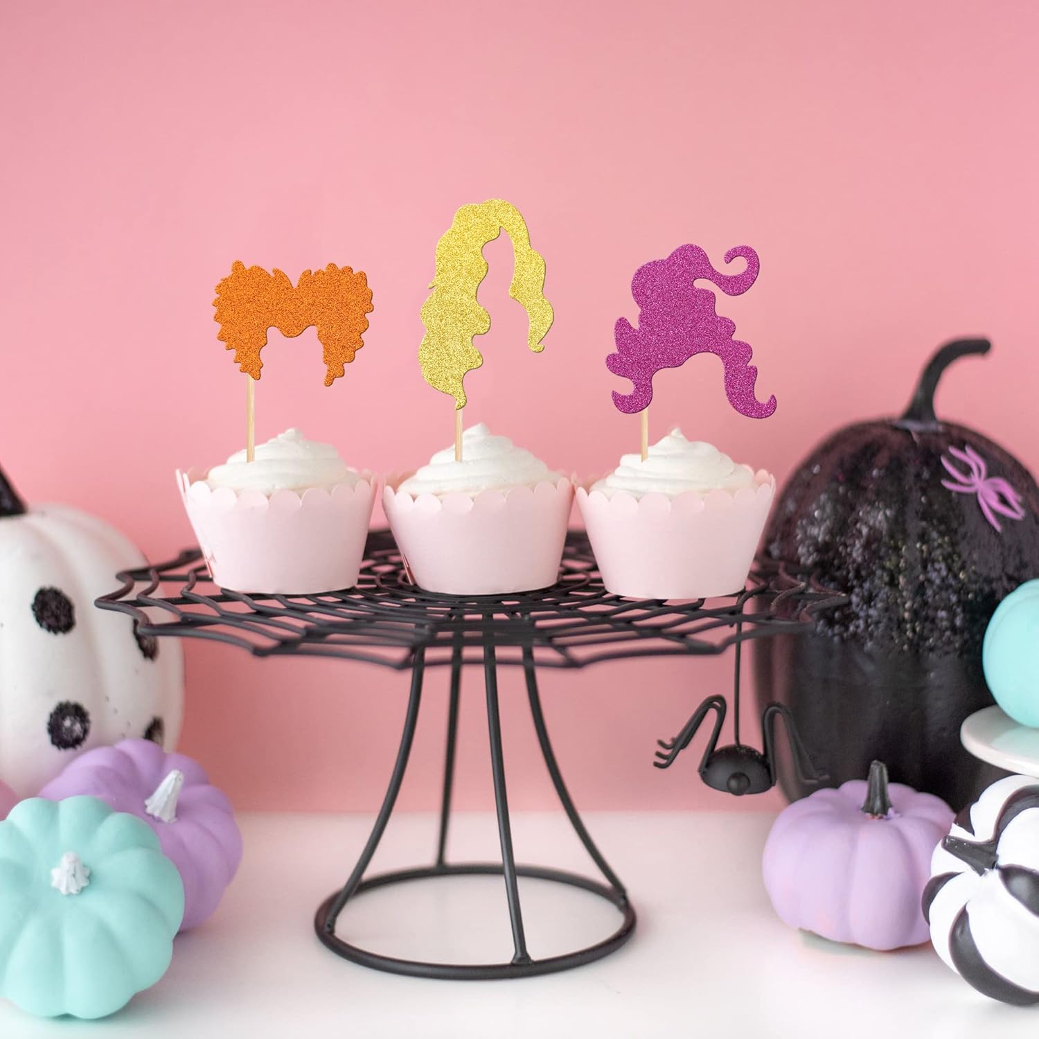 36 PCS Halloween Hocus Pocus Cupcake Toppers