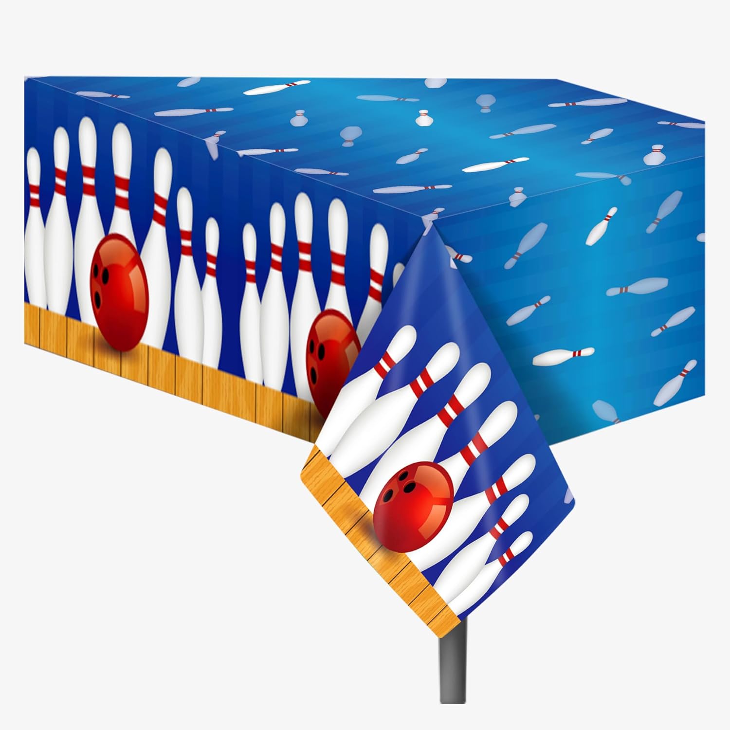 3 Pcs Bowling Party Tablecloths 54x87 Inches
