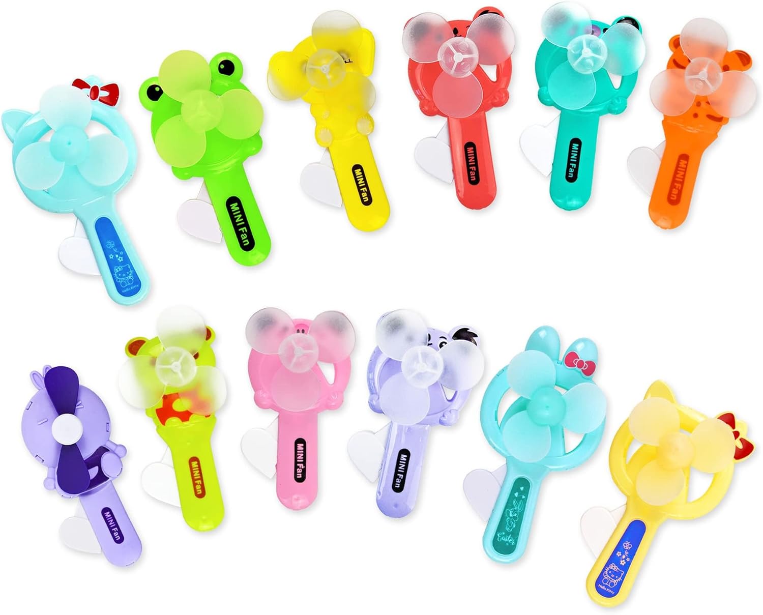 Vileafy 12 Summer Party Favors for Kids 8-12 - Handheld Fans