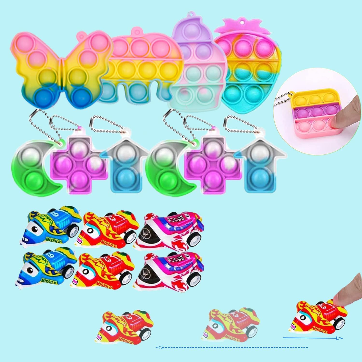 117 Pack Party Favors Toy Assortment for Kids