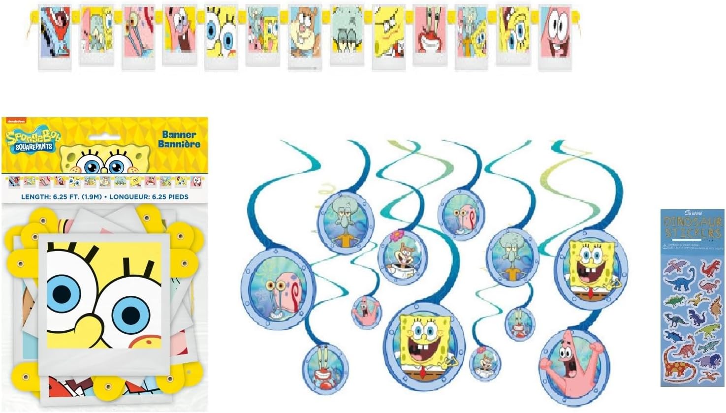 Spongebob SquarePants Party Supplies Bundle
