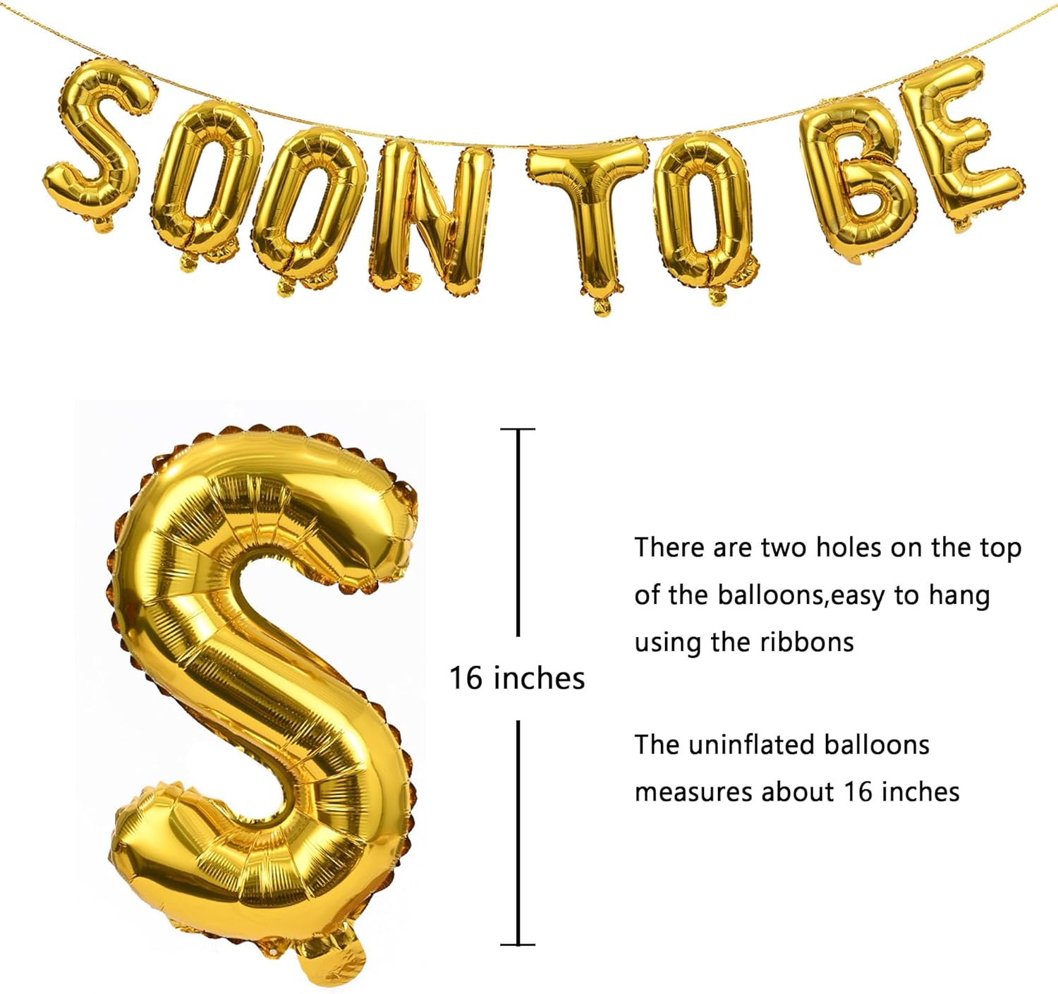 SHUNTAI Gold Engagement Party Balloon Decorations