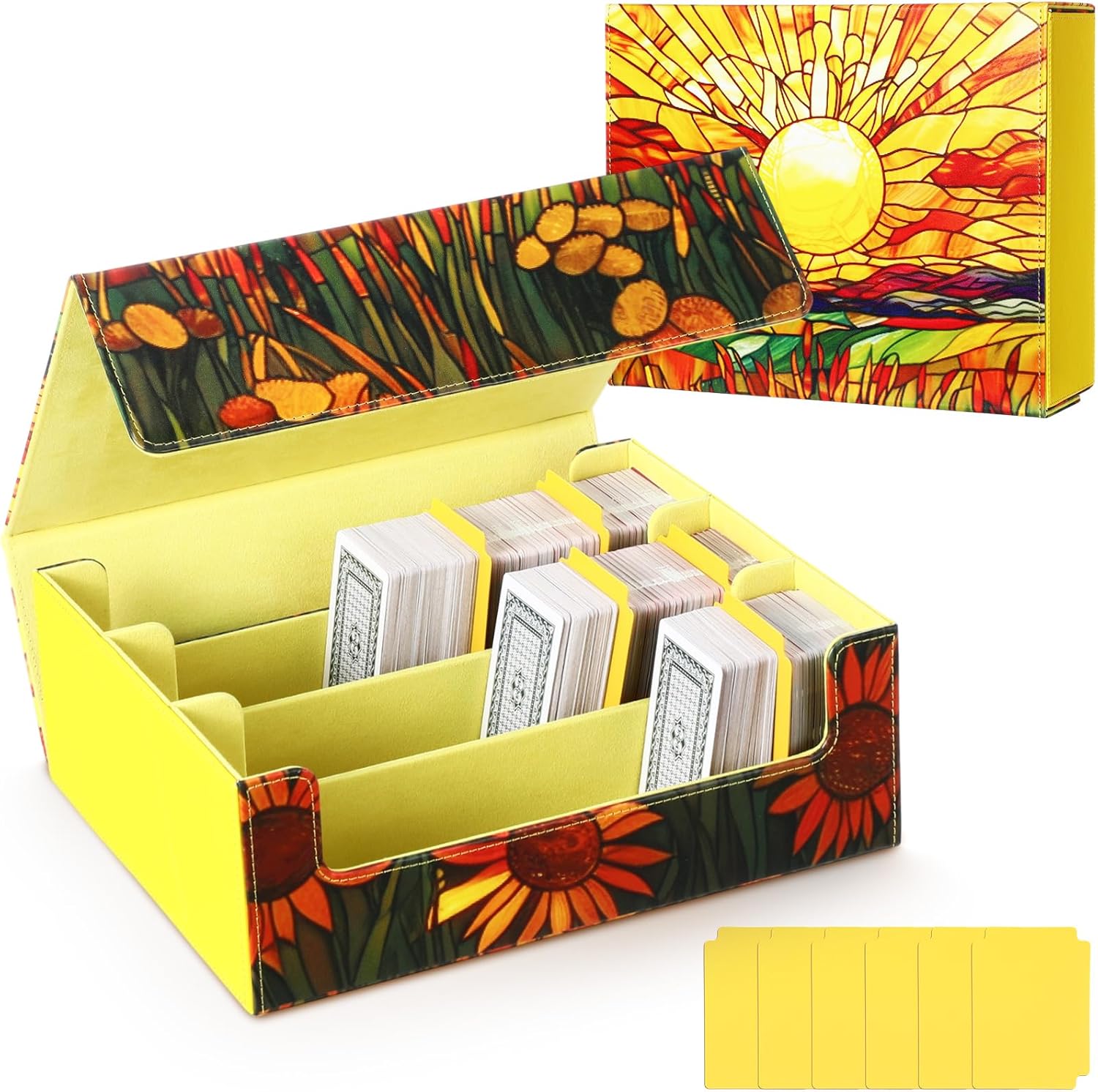 1800 PU Card Storage Box with Magnetic Closure