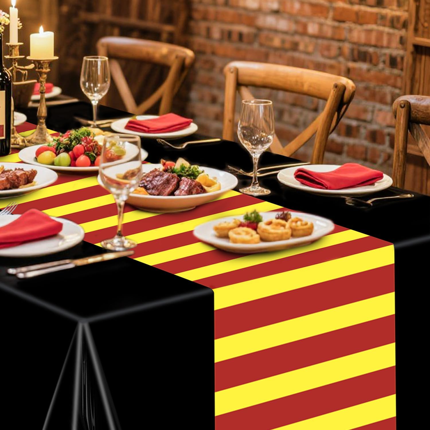 2pcs Wizard Tablecloth Halloween Party Decor