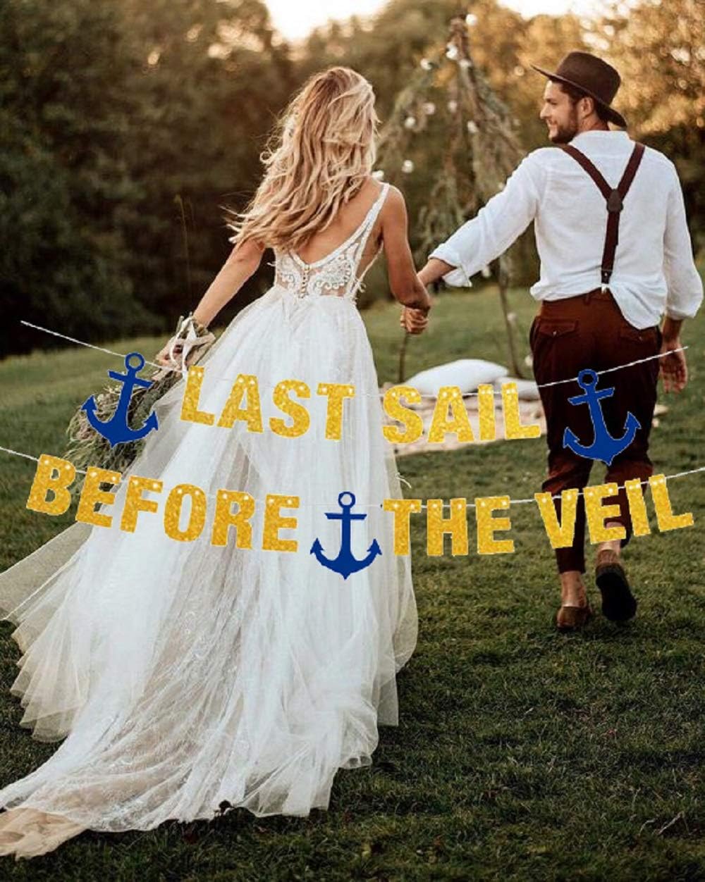 LaVenty Last Sail Before the Veil Nautical Bachelorette Party Banner